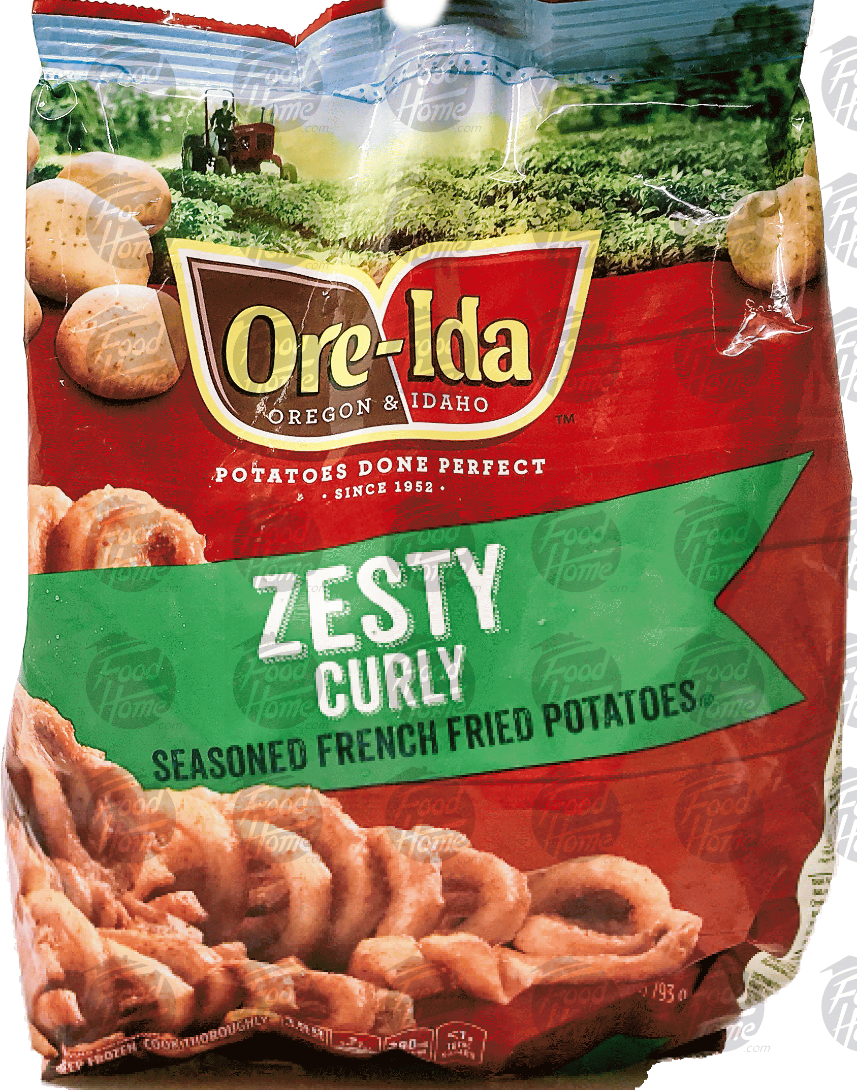 Ore-Ida Bold & Crispy zesty seasoned curly fries, seasoned french fried potatoes Full-Size Picture